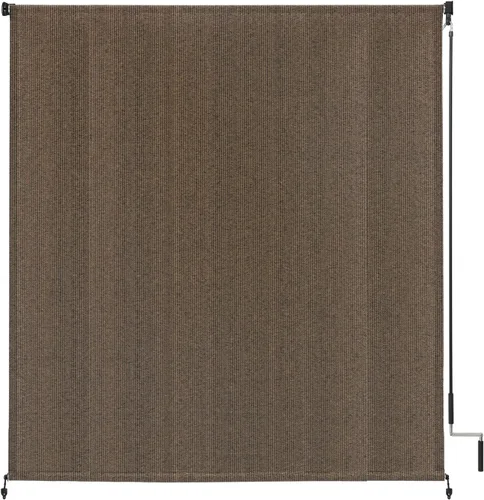 Miniatura 20 de VICLLAX - Tela para persiana enrollable para exteriores, persianas para porch y gazebo, persianas para patio sin cables
