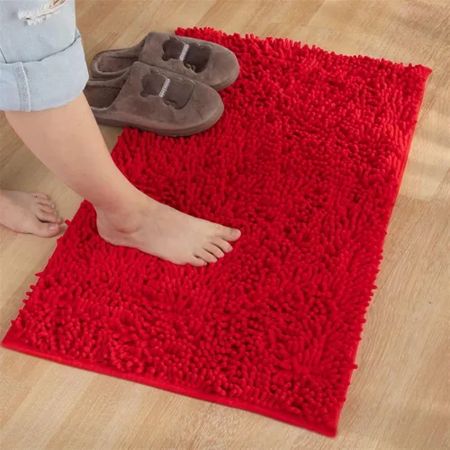 Miniatura 7 de Reyox Tapete de baño de felpilla gruesa, suave, duradero, absorbente de agua, de secado rápido, antideslizante, para cocina, baño, dormitorio, Café