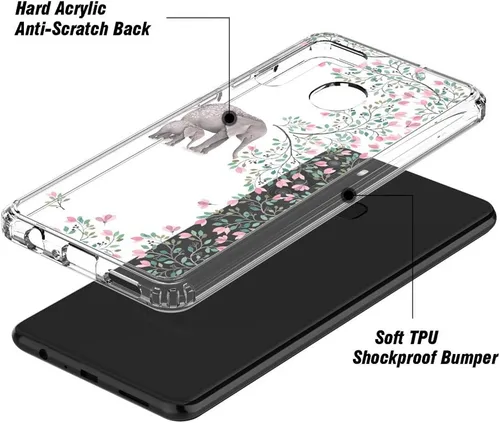 Miniatura 7 de Funda transparente para Samsung Galaxy A21 (6.4", 2020) [Elefante]