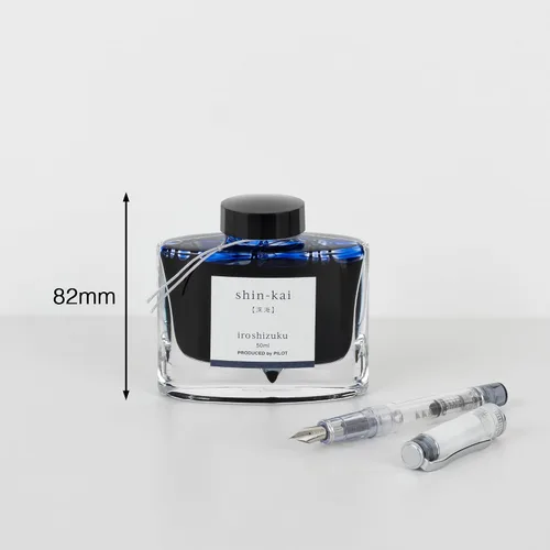 Miniatura 2 de Pilot pluma estilográfica tinta iroshizuku INK-50-SNK Shinkai