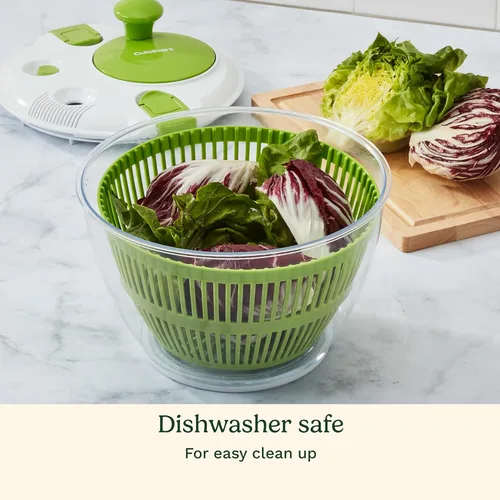 Miniatura 11 de Cuisinart Escurridor de Ensalada - Lavar, Centrifugar y Secar Ensaladas Verdes, Frutas y Verduras, 3qt, CTG-00-SSAS
