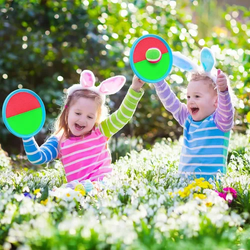 Miniatura 3 de Ayeboovi Juego de pelota para tirar y atrapar, juguetes al aire libre para niños, juegos de patio, juguetes de playa, juegos al aire libre