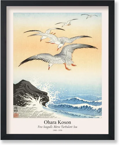 Miniatura 40 de Poster Master Vintage Ohara Koson Poster - Retro Blooming Lotus Flowers Print - Japanese Art - Flower Illustration - Aesthetic Design - Floral