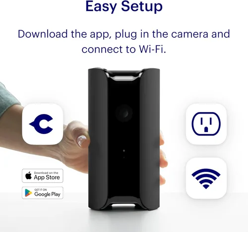 Miniatura 5 de Cámara de seguridad para interiores Canary Pro 1080p HD WiFi IP Observación de video en vivo 24/7, sirena, monitor de clima, alertas