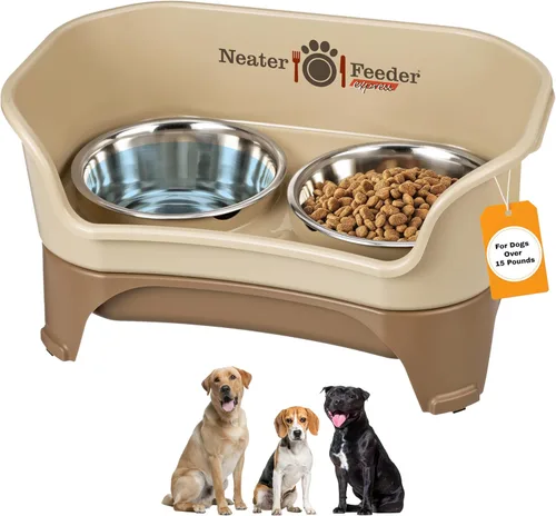 Miniatura 35 de Neater Feeder Express Cuencos para perros a prueba de desorden, elevados para razas de tamaño mediano a grande, cuenco de comida para perros sin