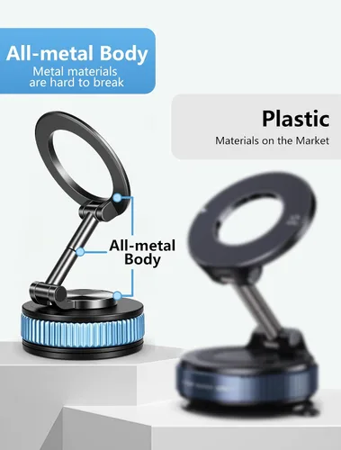 Miniatura 2 de Soporte de teléfono de coche para Magsafe [98 + libras de succión más fuerte y 2400 gf magnético] Soporte de teléfono ajustable de 360° para tu auto