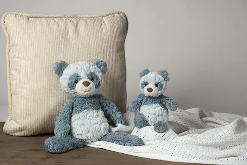 Miniatura 4 de Mary Meyer Teddy Bear - Colección Putty - Peluche clásico de peluche súper suave, 13 pulgadas, pequeño, color azul panda de espuma de mar