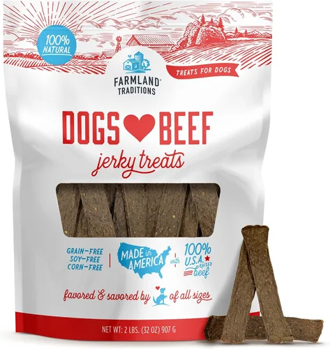 Miniatura 16 de Dulces para perros de pollo fabricados en los EE. UU. de Farmland Traditions, 3 lb