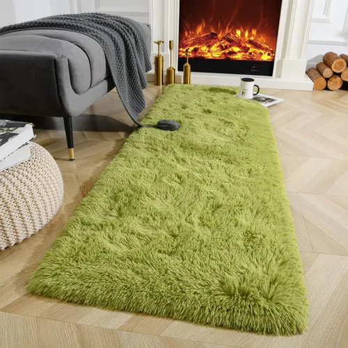 Miniatura 15 de Ompaa Alfombra Esponjosa, Alfombras de Área Súper Suaves y Peludas para Dormitorio y Sala de Estar - 6' x 9' Alfombra Grande de Felpa Peluda Shag