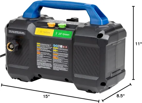 Miniatura 10 de Westinghouse ePX3100v - Lavadora a presión eléctrica, 2100 PSI máximo, 1.76 GPM máximo, asa de transporte incorporada, cañón de espuma desmontable