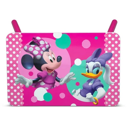 Miniatura 8 de Delta Children Disney Minnie Mouse Juego de 3 piezas para cuarto de juegos para niños pequeños – Incluye mesa, silla y caja de juguetes, rosa