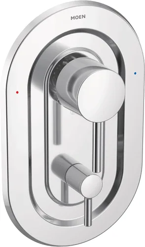Miniatura 7 de Moen T2190BG Align Posi-Temp con kit de ajuste de válvula de transferencia de 3 funciones incorporado, requiere válvula, oro cepillado