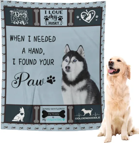 Miniatura 35 de Manta personalizada para perros con nombre – Manta personalizada para perros grandes, medianos y pequeños, manta suave y acogedora, regalo
