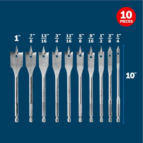 Miniatura 2 de BOSCH SB0010 - Juego surtido de puntas de punta de cincel de 10 piezas