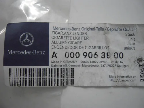 Miniatura 3 de MERCEDES-BENZ 0009063800 ENCENDIDO ORIGEN OEM