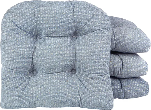 Miniatura 65 de Klear Vu Gripper Overstuffed - Cojines universales antideslizantes para silla de comedor para decoración de cocina o uso de oficina, almohadilla