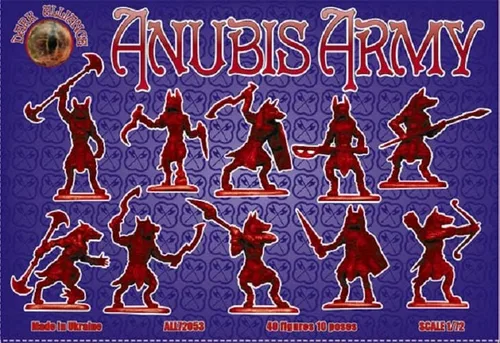 Miniatura 3 de Alliance 72053-1/72 - Ejército de Anubis. 40 figuras, 10 poses. Kit de modelo a escala