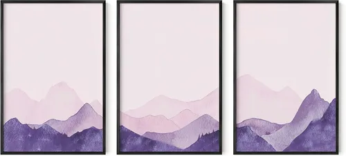 Miniatura 75 de HAUS AND HUES Arte de pared moderno de mediados de siglo, decoración bohemia para pared, juego de 3 impresiones artísticas de sol, decoración