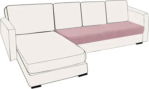 Miniatura 27 de UNBBRRL Fundas de cojín de asiento para sofá, elásticas, funda de cojín individual para sofá, fundas de cojín para sofá, fundas de héroe protegen