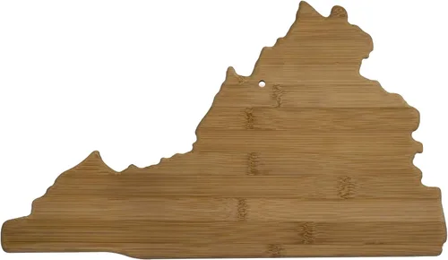 Miniatura 48 de Tabla para cortar y servir modelo Alabama de Totally Bamboo, de bambú 100%, para cocina y entretenimiento, Alabama, Marrón
