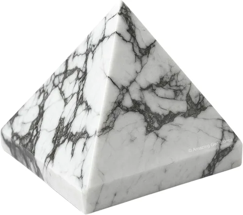 Miniatura 42 de Piedras Curativas de Cristal de Pirámide de Cuarzo Claro de Amazing Gemstone - Figura de Gran Pirámide de 2" de Piedra Natural para Meditación