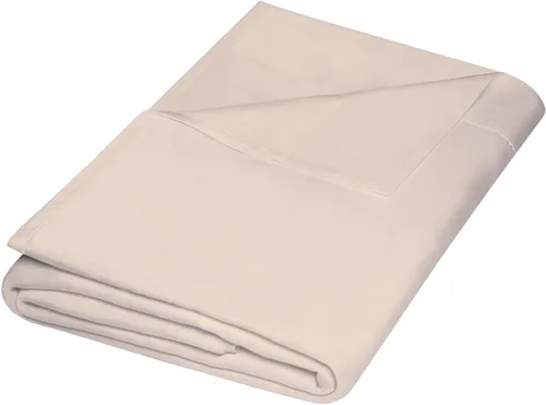 ZPECC Sábana encimera tamaño individual, 1 paquete, sábanas duraderas de color beige, hipoalergénicas, de microfibra suave cepillada, etiqueta