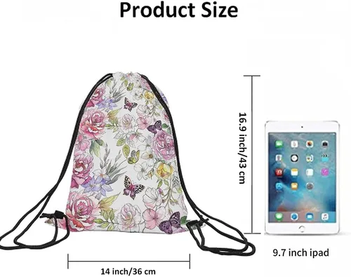 Miniatura 6 de Beabes Skulls - Mochila con cordón, Multi-a117.