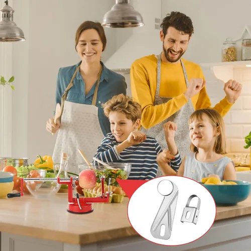 Miniatura 6 de Jutom Cuchilla de repuesto universal para pelador de manzanas y descorazonador, cuchillas de corte de acero inoxidable para cocina, hogar