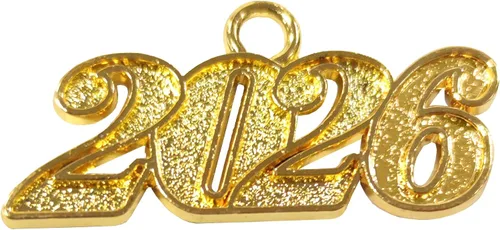 Miniatura 5 de GradPlaza Abalorio de año de graduación 2025 2024 2023 para borlas de graduación