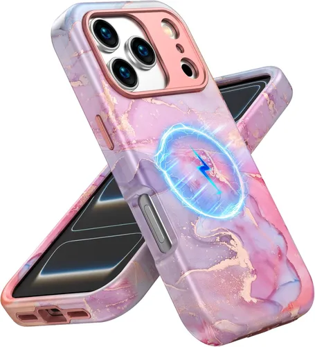 Miniatura 14 de Magsafe - Funda protectora para iPhone 13/14, a prueba de golpes, a prueba de caídas, funda inalámbrica para parachoques, protección híbrida