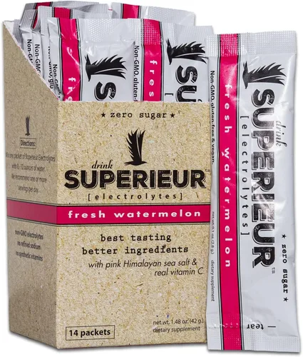 Miniatura 14 de Superieur Electrolytes – Suplemento de electrolitos a base de plantas con minerales marinos para hidratación y recuperación – Apto para dieta keto