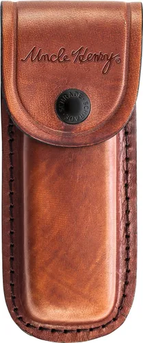 Miniatura 2 de Uncle Henry LB7 Bear Paw - Cuchillo de bolsillo tradicional con punta de clip de 3.7 pulgadas, hoja SS de alto carbono, mango de madera, refuerzos