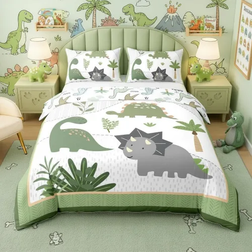 Miniatura 23 de 100% Algodón Natural Acuarela Juego de Ropa de Cama con Diseño Marino para Niños y Niñas, Juego de Cama con Estrella de Mar y Caracol Azul, Juego