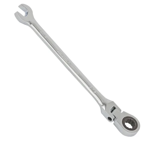Miniatura 8 de T44024 Llave combinada de trinquete flexible, acabado cromado, 3/4