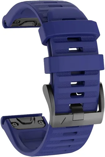 Miniatura 12 de ISABAKE Correa de reloj para Garmin Fenix 7X/Fenix 6X/Fenix 5X, 1.024 in QuickFit Pulsera de silicona para Fenix 8 2.008 in/Enduro 2/3