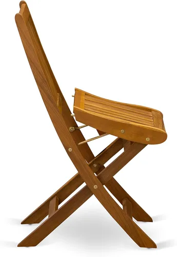 Miniatura 13 de East West Furniture DEDK9CWNA - Juego de comedor de 9 piezas para patio al aire libre, incluye una mesa rectangular de madera de acacia y 8 sillas