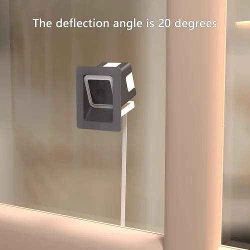 Miniatura 4 de Soporte de Ventana en Ángulo Teccle Compatible con Wyze Cam v4 y Cam V3, Inclinación de 20 Grados (Arriba/Abajo/Izquierda/Derecha), Uso a Través