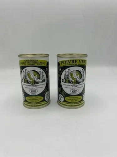 Granos de pimienta verde premium en salmuera – Estuche de 6 x 3.5 onzas para chefs y cocina gourmet, sabor fresco y picante, perfecto para
