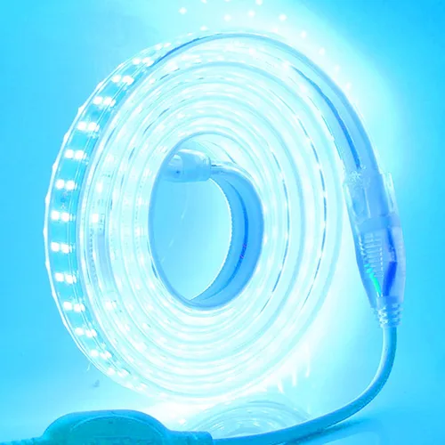 Miniatura 16 de SUYOOULIN Tira de luces LED, alto voltaje AC110V-130V 13 pies/13.1 ft súper brillante 16000LM Waterpoof IP68 2835 180 LEDs/m tiras de luz LED