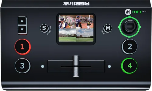 Miniatura 12 de RGBlink Conmutador de video mini-ISO para transmisión en vivo, mezclador de video todo en uno HDMI y SDI de 10 canales con NDI HX, control PTZ