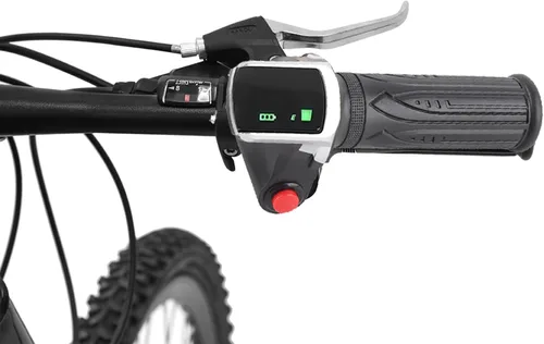 Miniatura 5 de Juego de empuñaduras de acelerador de pantalla LCD impermeable para bicicletas eléctricas, scooters coches (36 V) montaje de manillar duradero