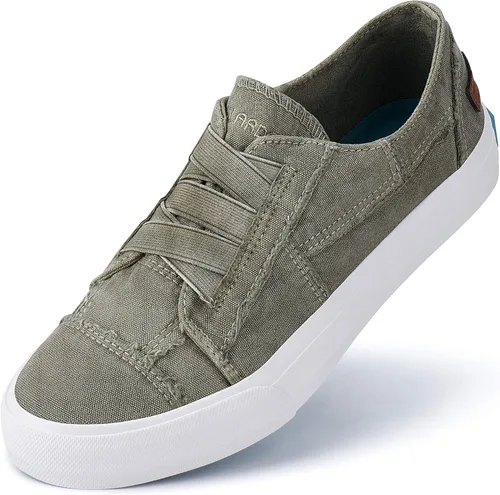 Miniatura 5 de JENN ARDOR - Tenis de lona para mujer, diseño de metercon cordones, zapatos de caña baja a la moda, cómodos zapatos casuales para caminar