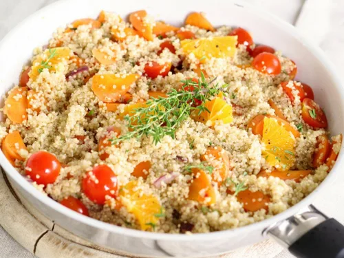 Miniatura 6 de CEREAUSLY Quinoa blanca orgánica – Quinoa real premium de Bolivia – Quinoa Kosher y sin OMG – Quinoa vegana y con cuota de gluten – 10 libras