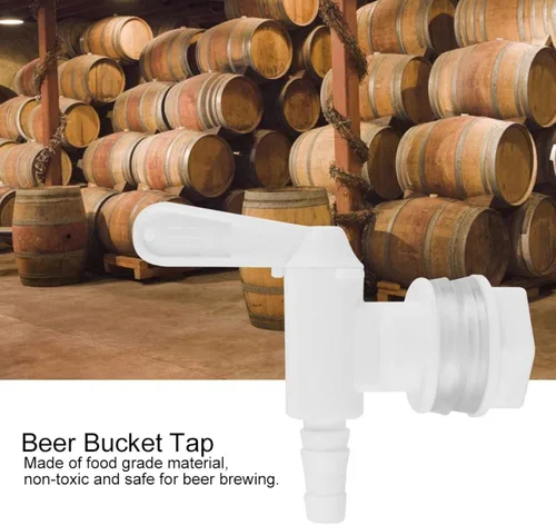 Miniatura 2 de Válvula de espiga de cubo de embotellado de plástico, para fermentador de cerveza casera, grifo de cerveza, embotellado, cubo fermentador fácil