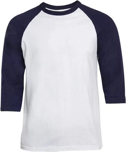 Miniatura 9 de Men's 3/4 Sleeve Raglan Cotton Baseball Tee Shirt