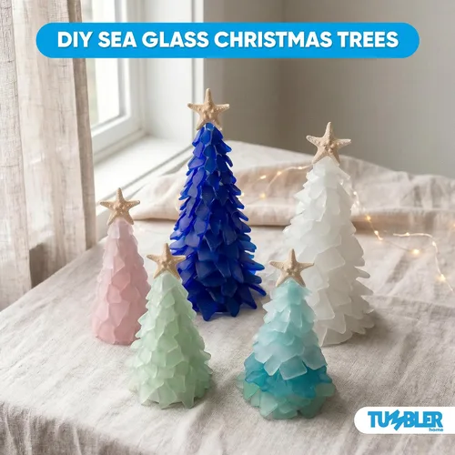 Miniatura 8 de Tumbler Home Vidrio de mar para manualidades, vidrio de playa para manualidades, relleno de jarrón de decoración de acuario, rocas de vidrio de mar