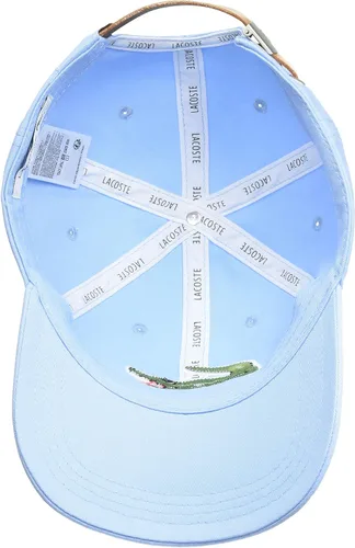 Miniatura 3 de Lacoste Unisex Adult Big Croc Twill Adjustable Leather Strap Hat