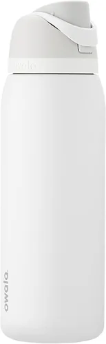 Miniatura 42 de Owala FreeSip - Botella de agua aislada de acero inoxidable con popote, botella de agua deportiva sin BPA, ideal para viajes, 32 onzas, verde putting