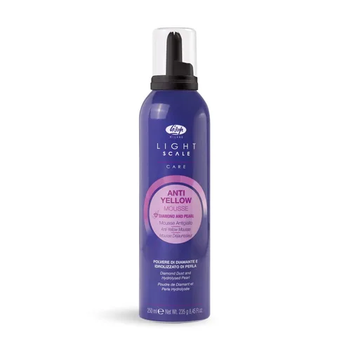 Miniatura 10 de Lisap Mascarilla de cabello morado para cabello rubio, plateado y gris, mascarilla antiamarillo y latón para cabello dañado, acondicionador profundo