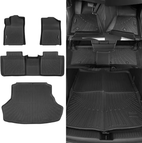 Miniatura 36 de Alfombrillas de piso Naibeve para Ford Edge 2015 2016 2017 2018 2019 2020 2021 2022 2023 2024 2025 - Ajuste personalizado para todo clima
